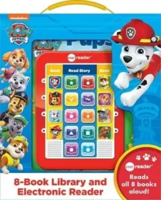 Pi Kids Nickelodeon Paw Patrol: 8-Book Library And Electronic Reader Sound Book Set - 1