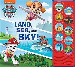 Pi Kids Nickelodeon Paw Patrol: Land, Sea, And Sky! Sound Book - Pi Kids