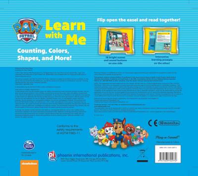 Pi Kids Nickelodeon Paw Patrol: Learn With Me 123! Counting, Colors, Shapes, And More! Sound Book - 3