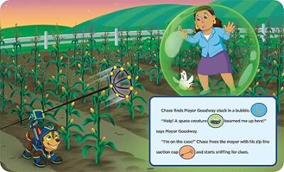 Pi Kids Nickelodeon Paw Patrol: Spaceship Rescue! Book And 5-Sound Wristband Set - 3