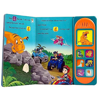 Pi Kids Nickelodeon Paw Patrol Chase, Skye, Marshall, and More! - Dinosaur Adventure! 7- Button Sound Book - 4