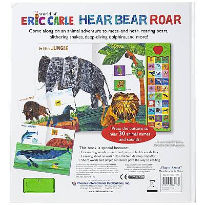 Pi Kids World Of Eric Carle: Hear Bear Roar Sound Book - 2