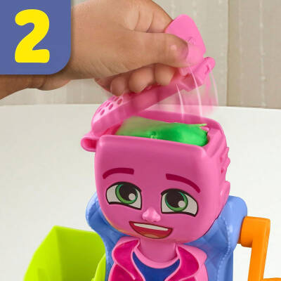 Play-Doh Colorful Hair Salon Has-F8807 - 4