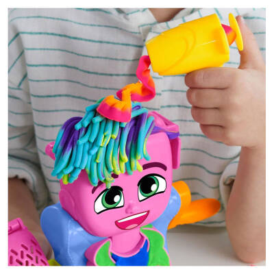 Play-Doh Colorful Hair Salon Has-F8807 - 7