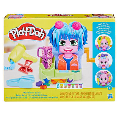 Play-Doh Colorful Hair Salon Has-F8807 - 8