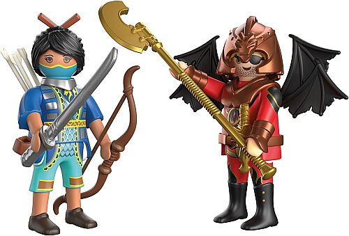 Playmobil Duopack Novelmore Vs. Burnham Raiders Du 71884 - 1