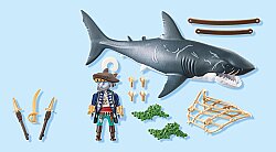Playmobil Giant Shark With Pirate 71793 - 2