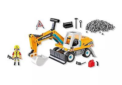 Playmobil Large Excavator 71749 - 1
