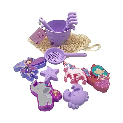 Playnjoy Silikon Lila Plaj Oyuncak Seti - 10 Parça - 2