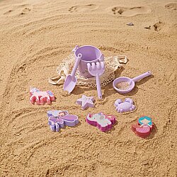 Playnjoy Silikon Lila Plaj Oyuncak Seti - 10 Parça - 3