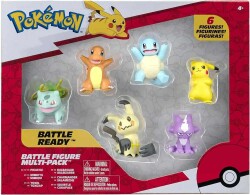 Pokemon Battle 6-Figure Set Pok/Pkw2469-C 