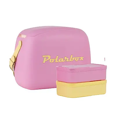 Polarbox Bubblegum Pink - Yellow Pop Soğuk Tutucu Çanta 6L 9497 - 1
