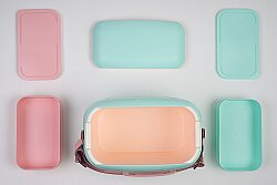 Polarbox Verde Agua - Rosa Baby Pop Soğuk Tutucu Çanta 6L 9348 - 4