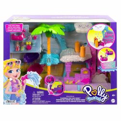 Polly Pocket Flamingo Car Water Fun Set Hhj05 - Polly Pocket