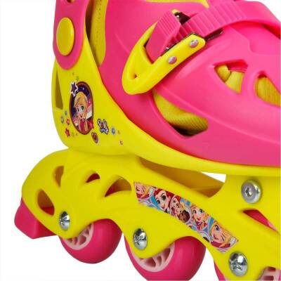 Polly Pocket Inline 4-Wheel Roller Skates - Sizes 34/37 - 3
