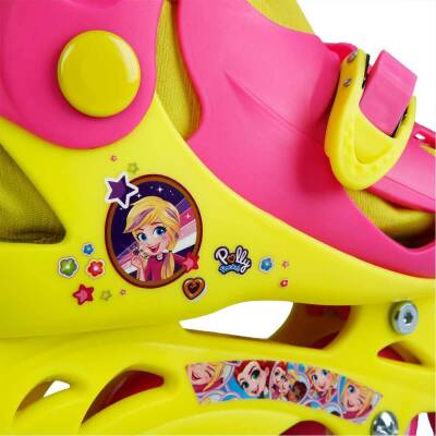 Polly Pocket Inline 4-Wheel Roller Skates - Sizes 34/37 - 6