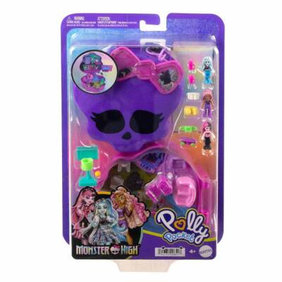 Polly Pocket Monster High Themed Compact Playset Hvv58 - 2