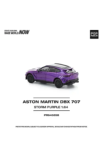 Pop Race Aston Martın Dbx 707 - Storm Purpleaston Pr640268 - 2