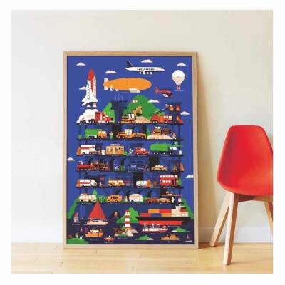 Poppik Discovery Sticker Poster Vehicles Dıs012 - 2