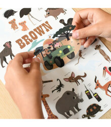 Poppik Mini Sticker Poster Brown Mın010 - 2