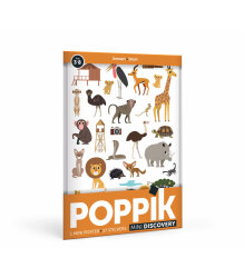 Poppik Mini Sticker Poster Brown Mın010 - 3