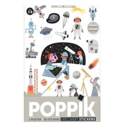 Poppik Mini Sticker Poster Space Mın014 - 2