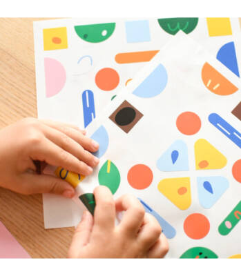 Poppik My First Reusable Sticker Set Anımals Baby007 - 3