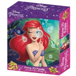 Prime 3D Disney Princess Mermaid 200 Piece Puzzle Prm/32822 - 1