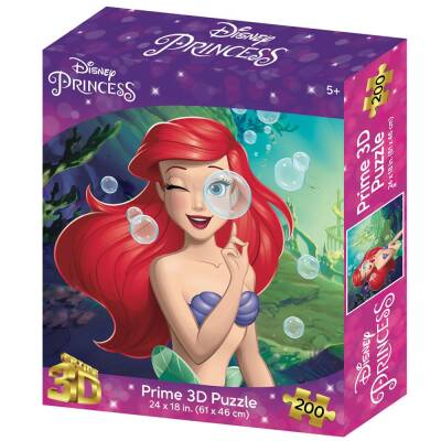 Prime 3D Disney Princess Mermaid 200 Piece Puzzle Prm/32822 - 1