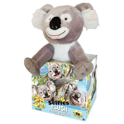 Prime 3D Koala Plush And Selfie 48-Piece Puzzle Prm/15805 - 1