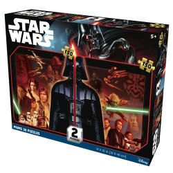 Prime 3D Lucas Star Wars Classic 150 Parca Ikili Puzzle Prm/10255 - Prime 3D