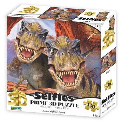 Prime 3D T-Rex Selfie 150 Parca Puzzle Prm/20899 - 1