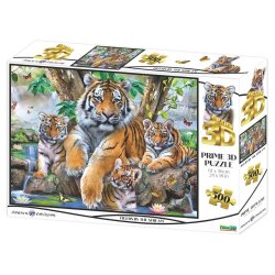 Prime 3D Tigers 500 Piece Adult Puzzle Prm/10457 - 1