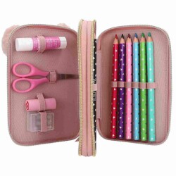 Princes Mimi 2-Story Fully Filled Pencil Case Deer Wild Forest 412575 - 2