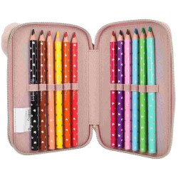 Princes Mimi 2-Story Fully Filled Pencil Case Deer Wild Forest 412575 - 3