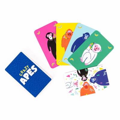 Professor Puzzle - Matching Card Game - Crazy Apes - 2