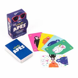 Professor Puzzle - Matching Card Game - Crazy Apes - 1