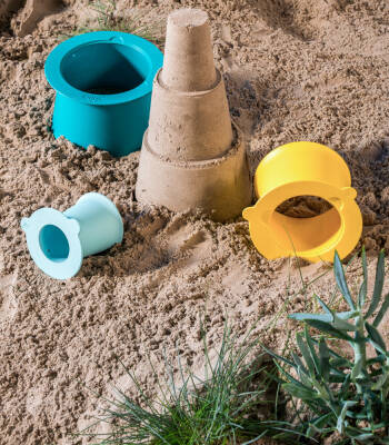 Quut Alto Sandcastle Building Set Banane Blue 172833 - 8