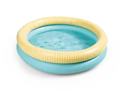 Quut Dippy Inflatable Kids Swimming Pool, 80Cm Diameter, Banana Blue, 172710 - 1