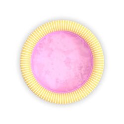 Quut Dippy Inflatable Kids Swimming Pool, 80Cm Diameter, Banana Pink, 173465 - 4