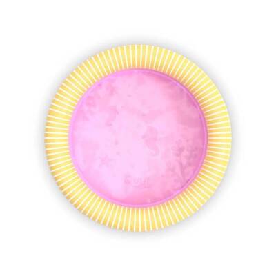 Quut Dippy Inflatable Kids Swimming Pool, 80Cm Diameter, Banana Pink, 173465 - 4