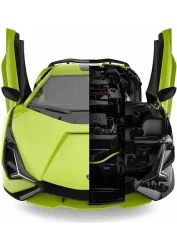 Rastar 1:18 Lamborghini Sian Fkp 37 Uzaktan Kumandalı Model Araç Montaj Kiti - 3