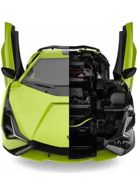 Rastar 1:18 Lamborghini Sian Fkp 37 Uzaktan Kumandalı Model Araç Montaj Kiti - 3