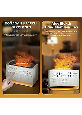 Rastplay Harvox Bluetooth Hoparlörlü Doğa Sesli Hava Nemlendirici - 3