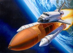 Revell Space Shuttle Discovery + Booster Rockets Planes1:144 04736 - 4