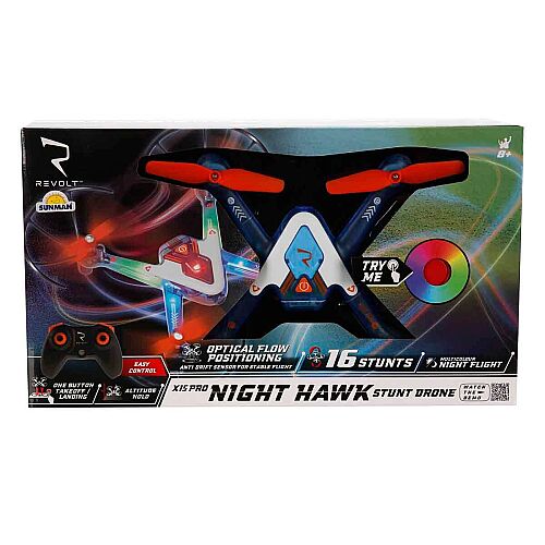 Revolt-R/C Drone Night Hawk Stunt Isikli 3.7V.Usb - 7