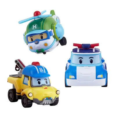 Robocar Poli Gogo City Series - Poli, Bucky, Helly Play Set Poli/Zr-912 - 3