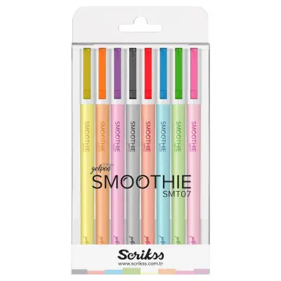Scrikss Smoothie Gel Pen 8-Pack Blister - 1