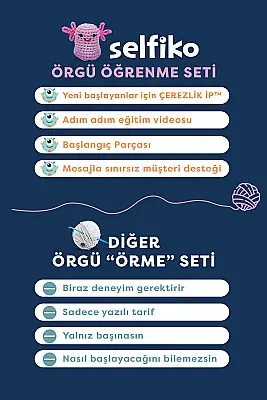 Selfiko Aşkolot Örgü Öğrenme Seti - 5