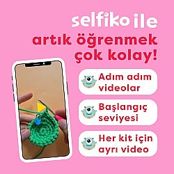 Selfiko Caniko Örgü Öğrenme Seti - 4